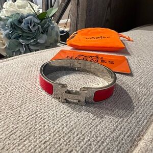 Red and Silver Bracelet